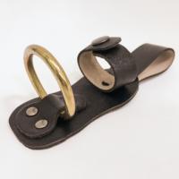 Крепление для ПР №7 металлическое кольцо,  кожа (73Ф, ПР-К, ПР-Т, Тонфа)