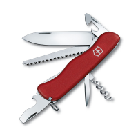 Нож перочинный Victorinox Forester 111 мм, 12 функций, с фиксатором лезвия, цвет красный (0.8363)