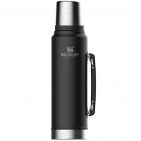 Термос STANLEY Classic 1L  Черный (24ч. - тепло/холод) (10-08266-002)