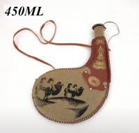 Фляга "кожаный бурдюк" 450 мл.