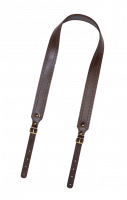 Ремень погонный с противоскользящей стропой, кожа, цвет коричневый (220330035)