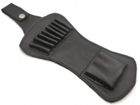 Колчан поясной для арбалетных стрел ND2, черная кожа (3071B)