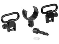 Антабки ShotTime быстросъёмные на приклад и на ствол D=21.6-22.8мм, для ремня 25мм (ST-1591-2)