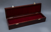 Шкатулка подарочная для ножа Бук/бархат, цвет вишня (65034)