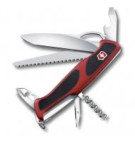 Нож перочинный Victorinox RangerGrip 79 130 мм, 12 функций, цвет красный с чёрным (0.9563.MC)