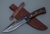 Нож Армейский сталь У8 (углерод), рукоять венге, клинок оксидирование (38228)