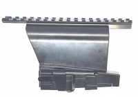 Кронштейн быстросъёмный под складной рамочный приклад с Weaver (Пушкарёва)