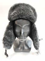 Ушанка Angara мех меланж/крэк лайт, цвет черный, р XL HS-HAB-02