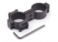 Крепление фонаря GM-09 - кольцо 25,4 мм с 2-мя пл.Weaver с хомутом для гладкоствольного ружья A02109