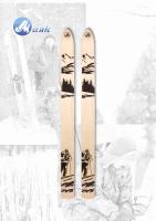 Лыжи "Лесные" 185*11 см (дерево) без площадки (Маяк) 