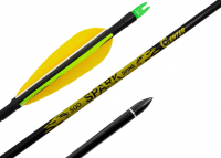Стрела лучная фиберглассовая Centershot Spark 500 натуральное оперение 4"
