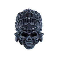 Бусина для темляка "Вождь" цвет чёрный, вес 5,1 г, D = 5,6 мм