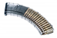 Магазин Pufgun для ВПО-133/Сайга-МК без сухаря, кал.7,62х39, 40-ка местный, прозрачный (Mag Sg762 40-40/Tr)