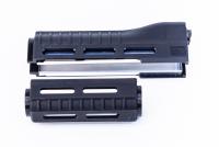 Цевье с накладкой PUFGUN  M-LOK на САЙГУ (АК) пластик  чёрный (HndGrd-AK/B)