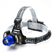 Фонарь налобный Сибирский Следопыт "Лайт" 1 LED+2 COB, Белый свет до 200 м., 2шт.х18650Li-Ion (PF-PFL-HL36)