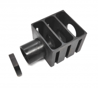 Пламегаситель кл-002 с элементами ДТК САЙГА-12  