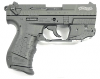 Пистолет газовый Walther P50T с ЛЦУ кал.10x22Т