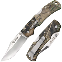 Нож складной Cold Steel Double Safe Hunter цвет Camouflage, сталь 8Cr13MoV, рукоять GFN, замок Back-Lock (23JE)