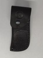 Чехол для складного ножа "Чехол №5" прошитый с тиснением "Волк" (66207)