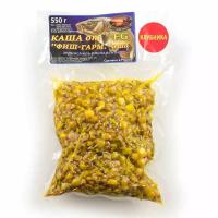 Зерновая смесь Фиш-Гарм Magic ароматизатор "Клубника" (вакуум, 550 гр): кукуруза, горох, пшеница, перловка, просо, соя