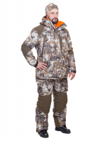 Костюм зимний "Трофей" мембранное трикотажное полотно, расцветка коричневые соты)