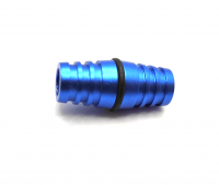 Бусина для темляка byc101 алюминий, цвет синий, выпуклый радиус 11,1 мм, D=6,0 мм