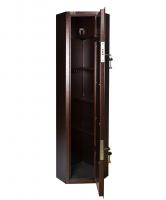 Ящик для хранения оружия OLDI-3-У - угловой оружейный сейф (1500*550*350мм, 3 ствола, 3 полки, патрон.отделение, 2мм)