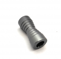 Бусина для темляка byc103 алюминий, цвет серый, вогнутый 10,6 мм, D=6,0 мм