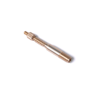 Адаптер-иголка A2S GUN №3 (латунь, резьба "мама" дюйм. 5/40 и "папа" М5 для StillCrin, MegaLine, Nimar) A2S-AL-3