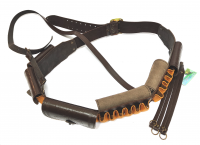 Патронташ закрытый №26а (кожа)  кал.12  на 28 патронов (ИП Сёмин)