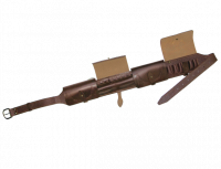 Патронташ закрытый комбинированный кал. 7,62 и кал.12, кожа, цвет коричневый (190110035)