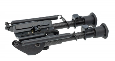 Сошки Vecror Optics Carbon Fiber 6-9"  на планку Weaver/антабку, 15-23 см, облегченные (RSCFP-06)