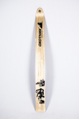 Лыжи "Охотник" 185*15 см (дерево-пластик) (Маяк)