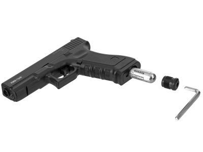 Пистолет пневматический Stalker S17 (Glock17) кал.4,5 мм, плс, 120 м/с