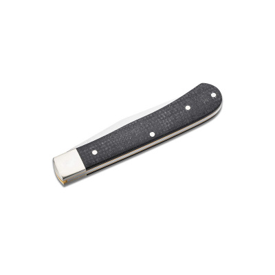Нож складной Boker 110042 Trapper Uno Jute Micarta Black сталь 440С, рукоять микарта, замок Slip Joint
