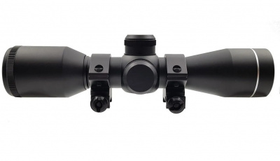 Прицел оптический для арбалета Centershot 4x32 на пл.Weaver (арбалетная сетка на 5 точек)