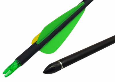 Стрела лучная микс карбон Centershot Crush 550 оперение Parabolic 3