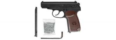 Пистолет пневматический Stalker SPM (ПМ) кал. 4,5 мм пластик, 120 м/с (ST-12051PM)