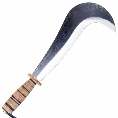 Мачете Fox Due Cigni 2C 263/30 Roncola сталь C60 Carbon Steel, рукоять кожа, без чехла