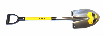 Лопата TRUPER PRY-F 17150 штыковая, черенок фибергласс, ручка формы POLY-Y, длина 102 см