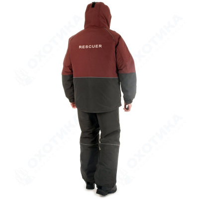Костюм-поплавок зимний "RESCUER II NEW -45" HARDGUARD, махагон (9926-12)