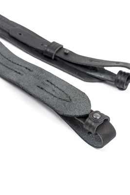 Ремень погонный Хольстер 25 лет, кожа, черный (231630000)