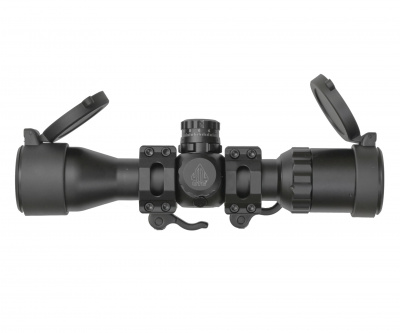 Прицел Leapers UTG 3-12х32 Bug Buster SF, Mil-Dot, c подсветкой,  кольца на  weaver (SCP-M312AOWQ)