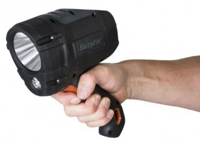 Ручная фара-прожектор ENERGIZER Hard Case Pro Rech LED Spotlight 500 люмен, до 425 метров, 6 шт.хАА