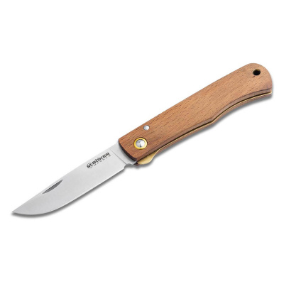 Нож складной Boker 01BP0048 Rusticus сталь 420, рукоять дерево, замок Liner-Lock, клинок Satin