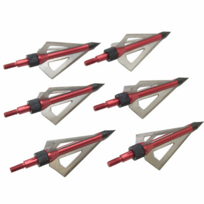 Наконечник охотничий OZ 3-blade Broad Head 125 gr - цв.красный