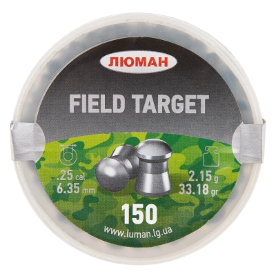 Пуля пневматическая "Люман" Field Target кал. 6,35 мм, 2,15 г (150 шт.)