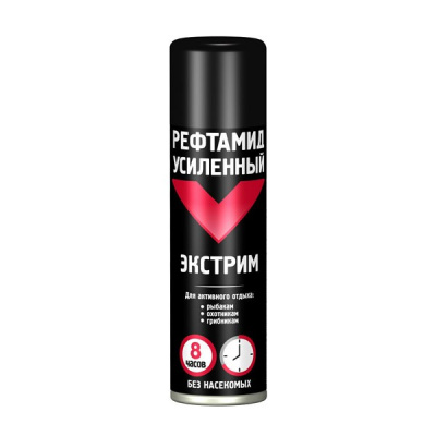 Репеллент "Рефтамид Экстрим" (усиленный) 8 в 1, 150 мл, эффективность до 8-ми часов