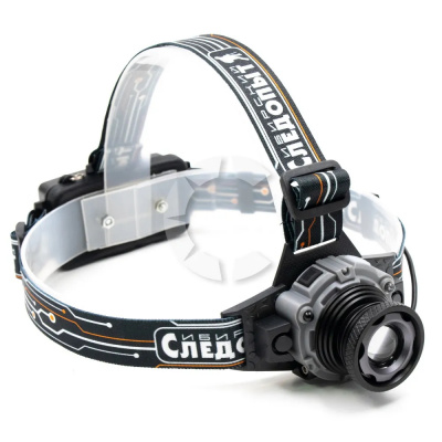 Фонарь налобный Сибирский Следопыт "Вольт-М'' 1 LED до 55 метров, аккумулятор 220В (1x18650Li-Ion) (PF-PFL-HL51)