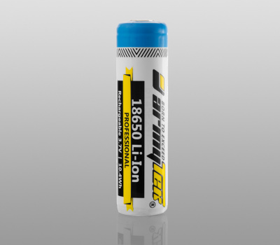 Аккумулятор Armytek 18650 Li-lon 2800mAh - защита PTC (перегрев/коротк.замыкание), 3.7V/10.4Wh